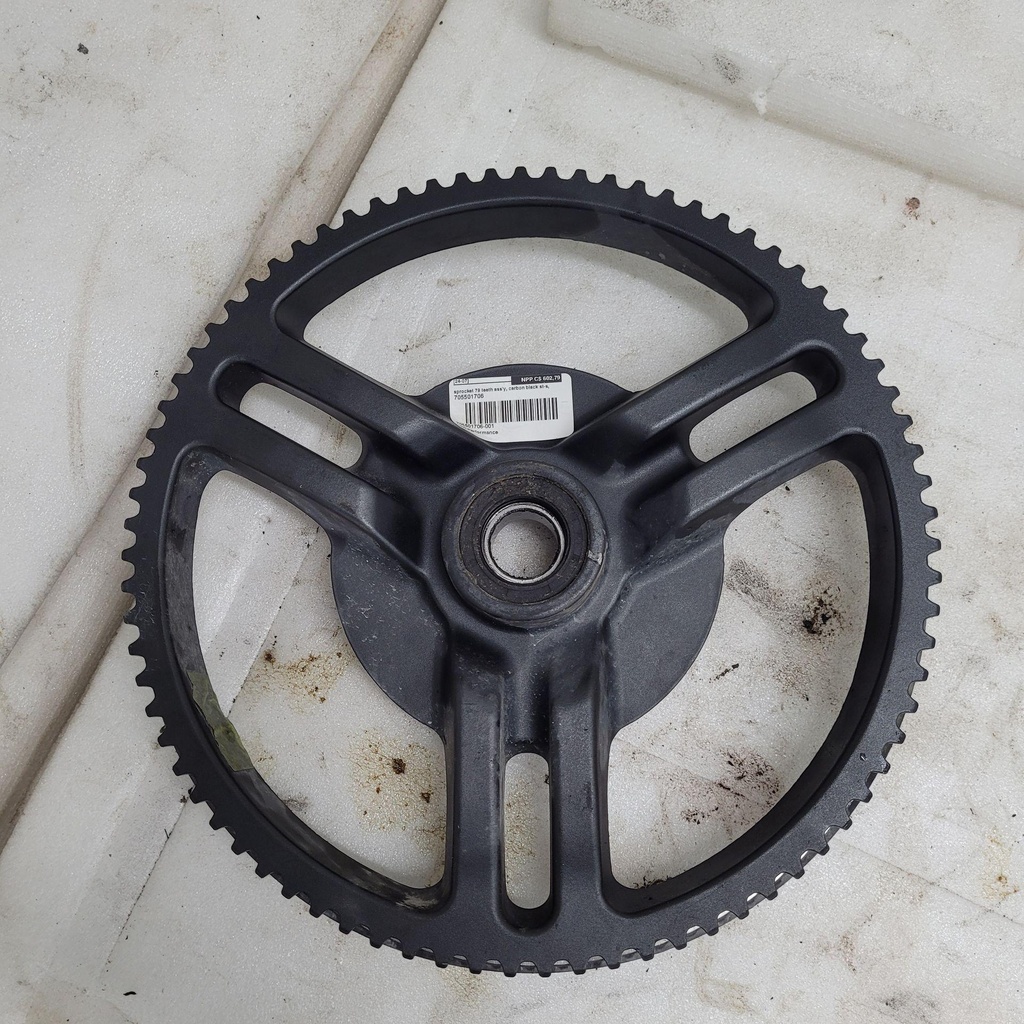 sprocket 79 teeth ass'y, carbon black st-s,