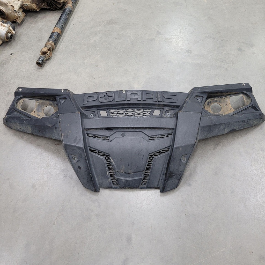 bumper assembly, rear, gloss bl