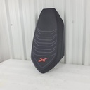 black, seat cover
