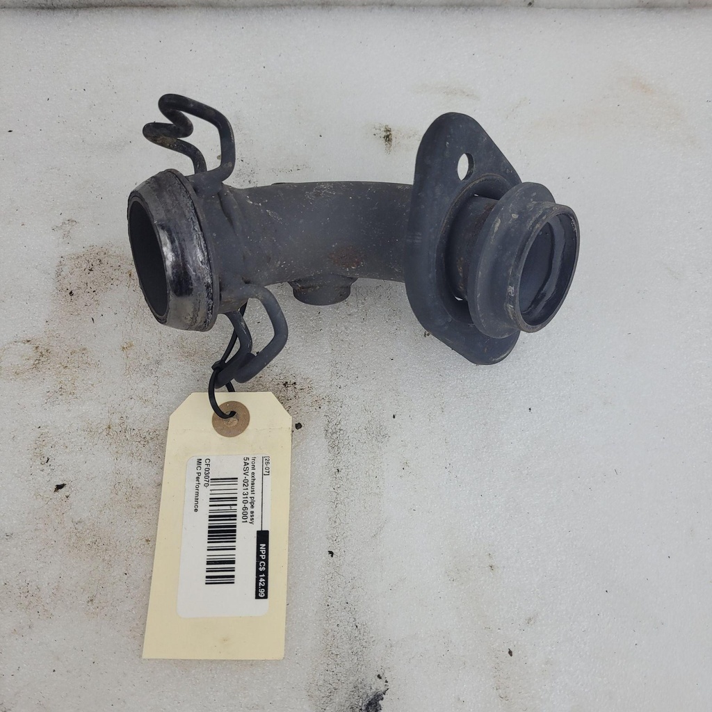 front exhaust pipe assy