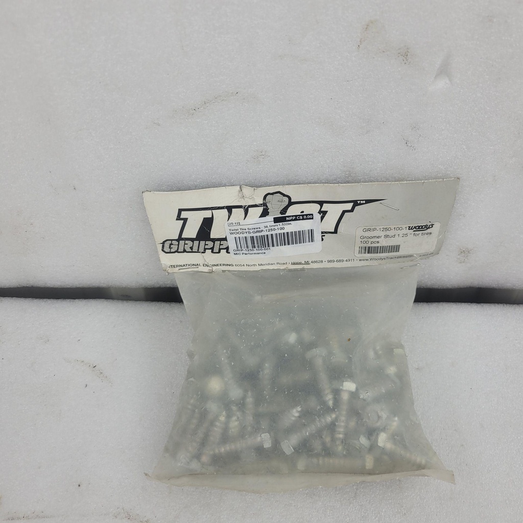 Twist Tire Screws - 38.1mm/1.500in.