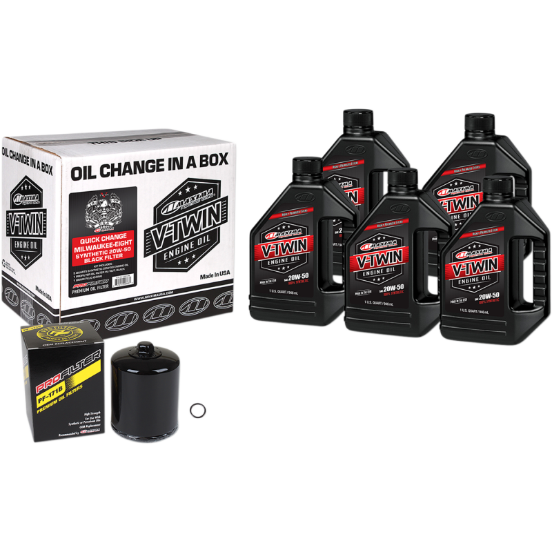 KIT OIL CHANGE QK SYN MIL 8 BLK