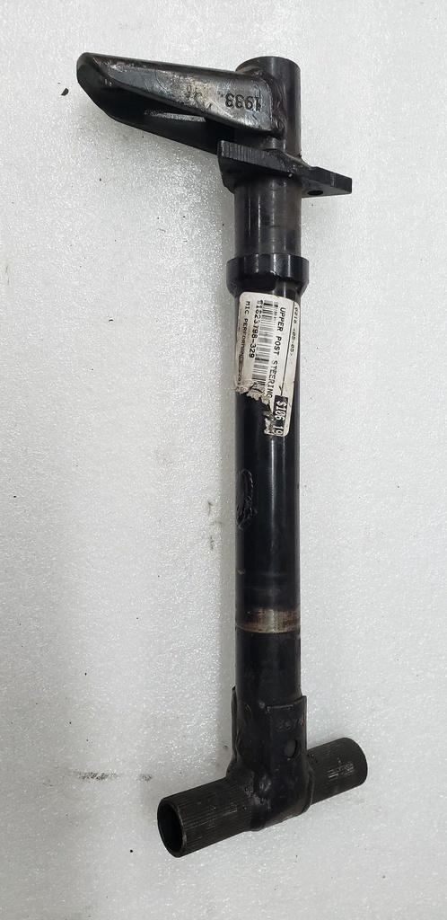 steering post weld, upper, blac