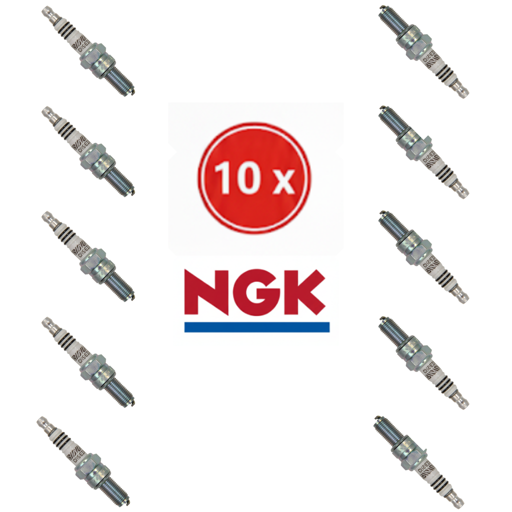 [CR9EIX] Lot de 10 Bougies NGK Iridium CR9EIX - L'Upgrade Ultime pour Performance & Longévité (Sportbike/Motomarine)
