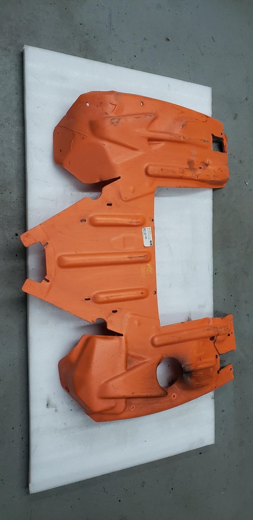 [7639-425-001] Skid Plate Orange - 7639-425 arctic cat