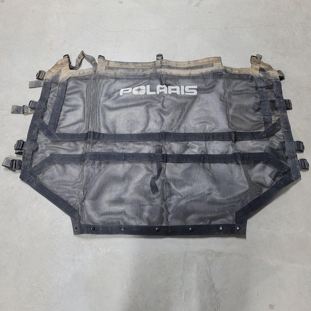[2880409-001] Panneau arrière en maille - Noir Polaris RZR